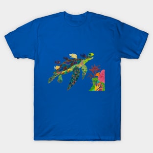 Happy Rainbow Turtle T-Shirt